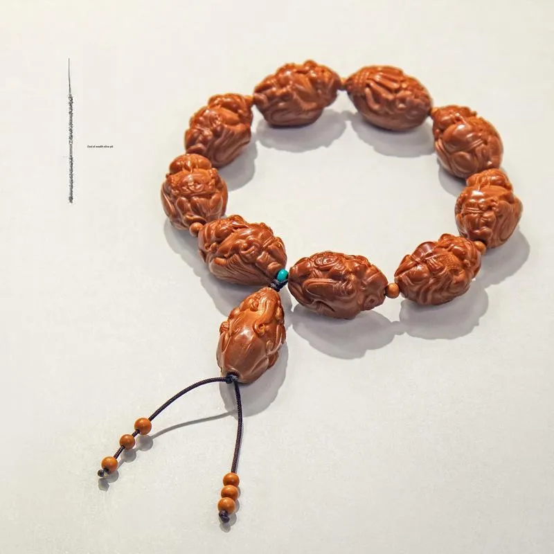 WJT Olive Pit Walnut Bracelets Unisex-2
