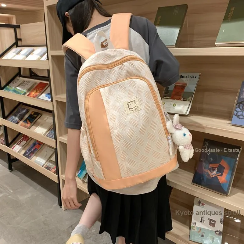 Wolfhorse Nylon Backpack Unisex Multicolor-17