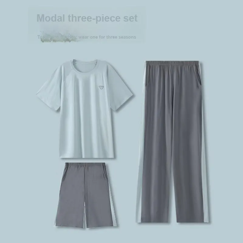 Good Fortune Pajama Set Men's Image Color-3