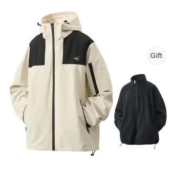 FASTFISH Windproof 3 in 1 Windbreaker Jacket Unisex