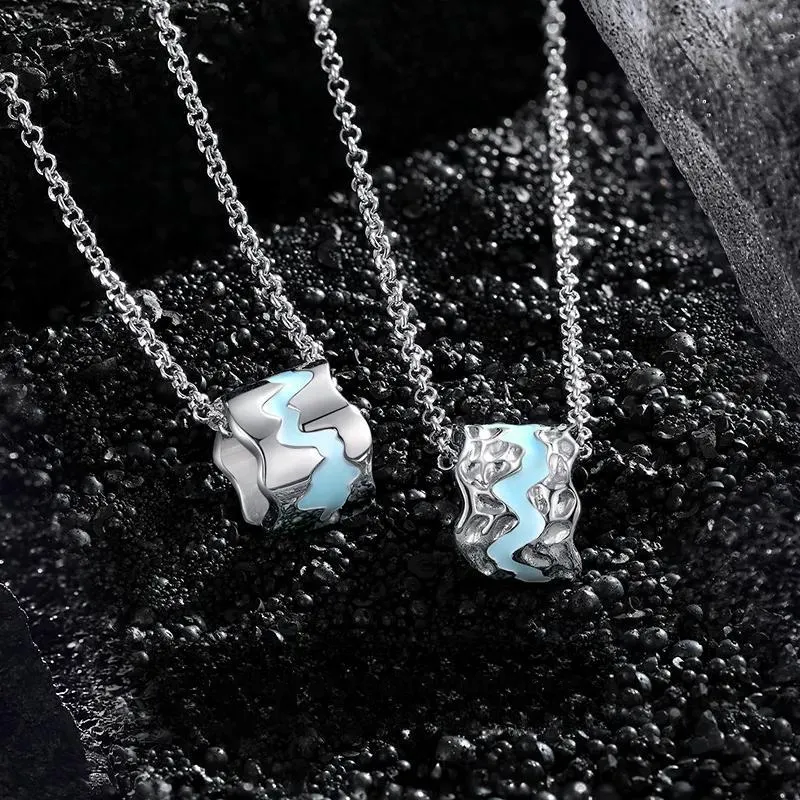AFN 925 Sterling Silver Necklaces Unisex-8