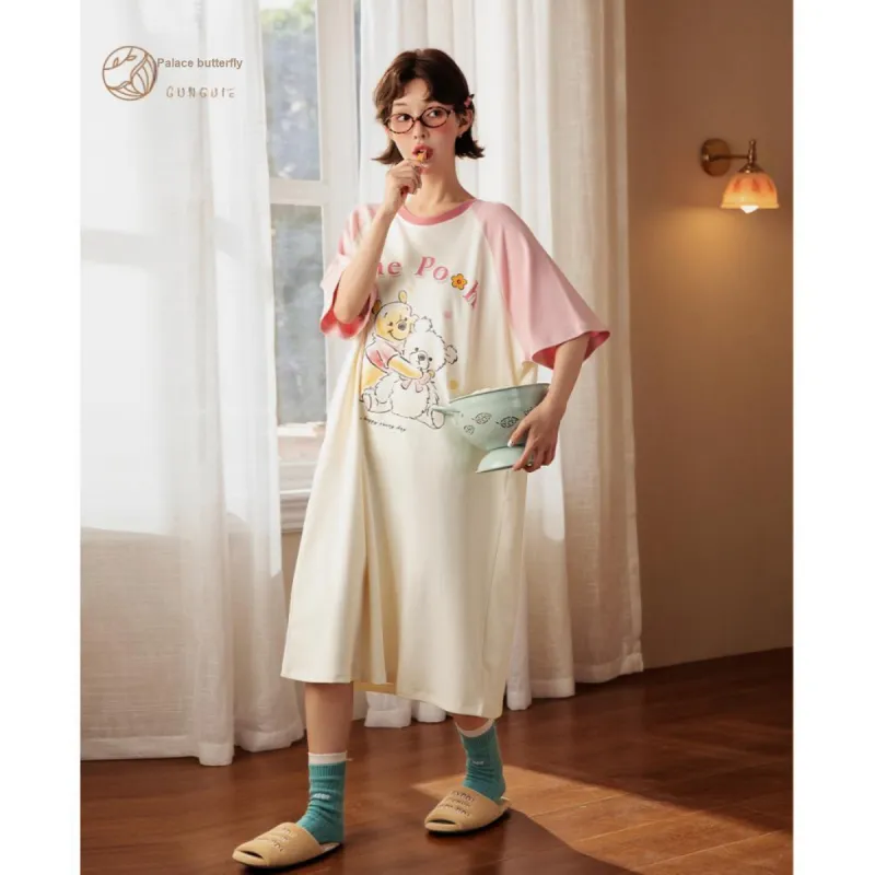 Gongdie x Disney Nightgown Women's Gift Box Set Pink Apricot-3