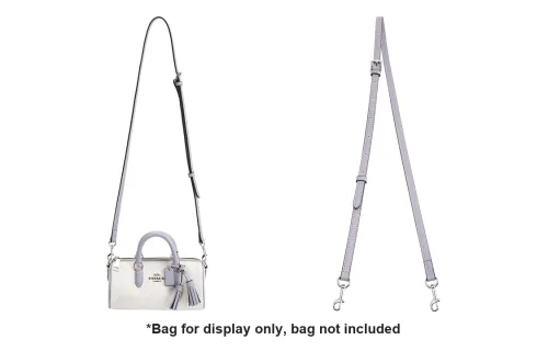 Luxury Care Artisan Workshop Metal Bag Straps Women's Purple/Silver