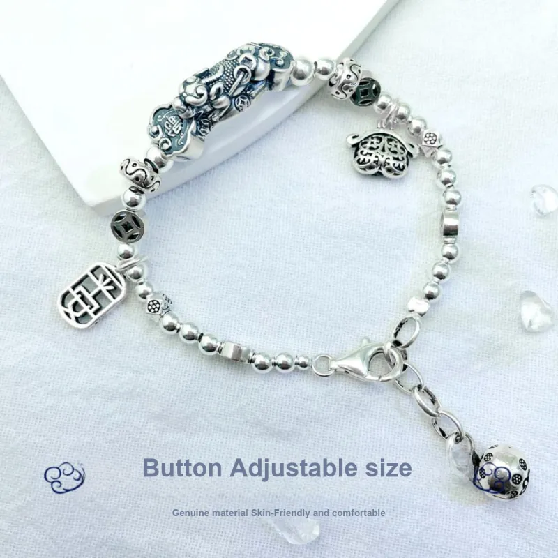 Love 990 Silver Bracelets Women's-6