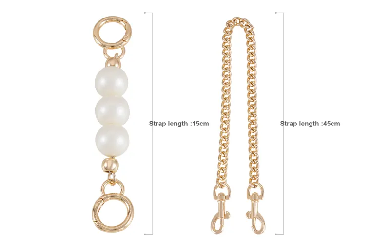 Lan Bao Fan Alloy, Metal, Chain, DuPont Paper Liner Bag Accessory Unisex Gold-26
