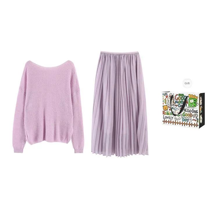 PZHK Two Piece Skirt Sets Women's-6
