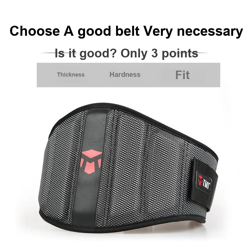 TMT Back Support Braces Fitness Protective Black EVA Nylon Towel Fabric Polyester Sponge Unisex-2