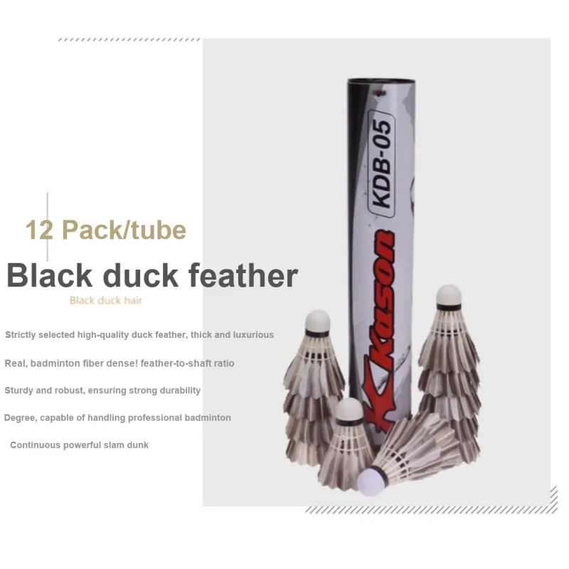 LiNing KG Collection KGB05 Goose Feather Shuttlecock 12 Pack Goose Feather Everyday Shuttlecocks-2
