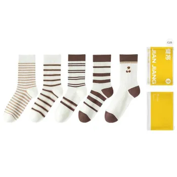 Master Mid Calf Socks Women's Shopping Bag Combo Set