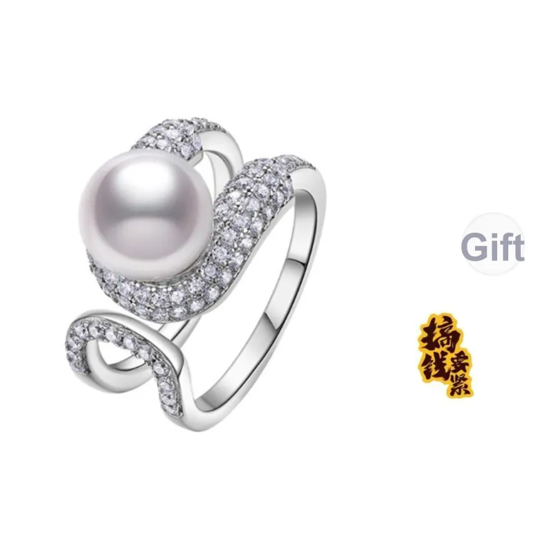 Luxury Beads Pearl Rings Women's-0