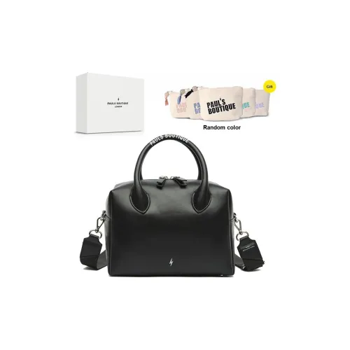 PAULS BOUTIQUE Искусственная кожа Подушка Сумка Сумка через плечо Сумка среднего размера Женская Черная