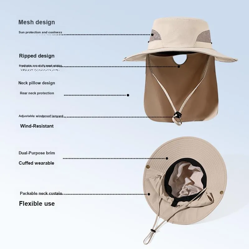 Shizhu Lightweight Bucket Hats Unisex-2