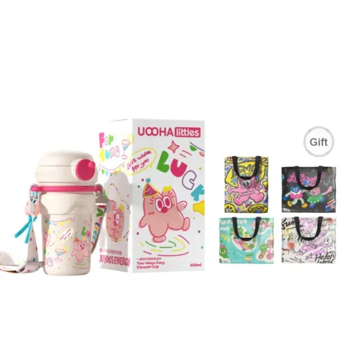UOOHA Yuhaha One Touch Dual Use Insulated Cup 450ml