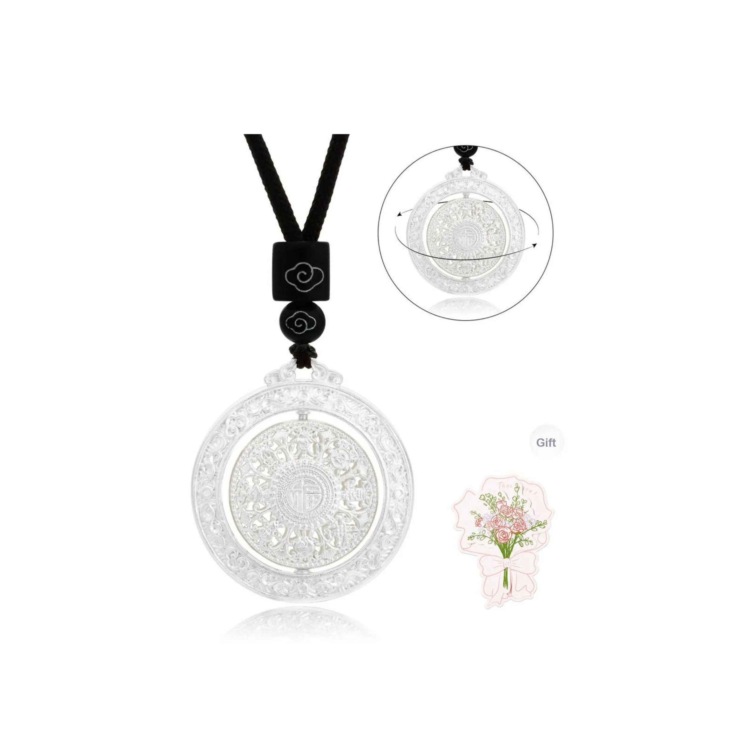 MOLADY Sterling Silver Necklaces Unisex