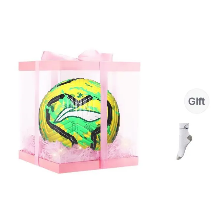 LiNing Size 5 Ball Soccer TPU Seamless Thermal bonding Unisex Green-9