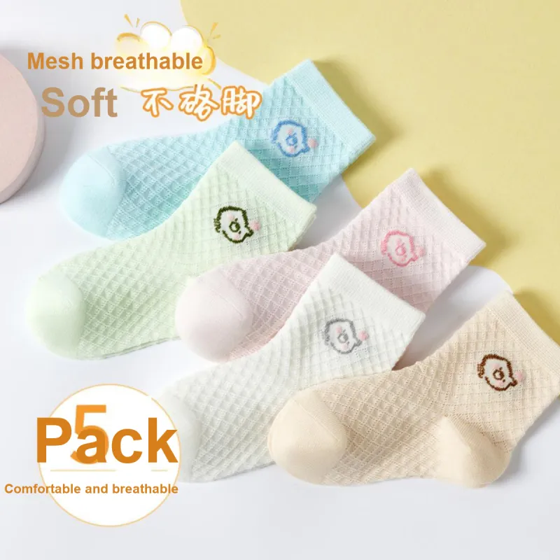 MIIOW Teenagers Crew Socks Women's 5 Pack-1