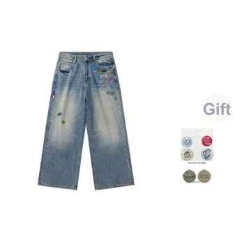 LOVE ME LATER Jeans Unisex Light Denim Blue