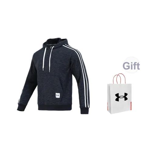 Under Armour Свитшот Унисекс Черный с флисовой подкладкой в комплекте сумка для покупок