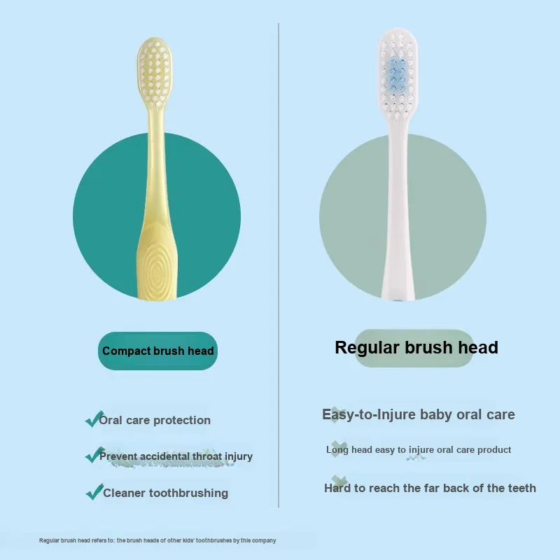 Dr. Tooth Velvet Soft Kids' Toothbrush Tooth Cleaning Gum Protection 2 Pcs-0