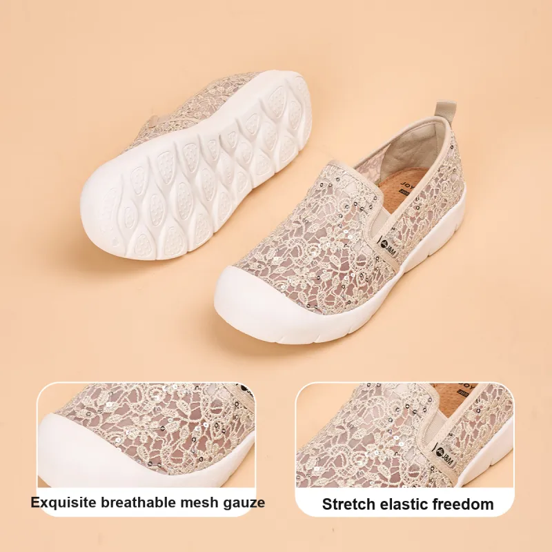 Joy&Mario Breathable Lightweight Low-Top Casual Shoes Women's-18
