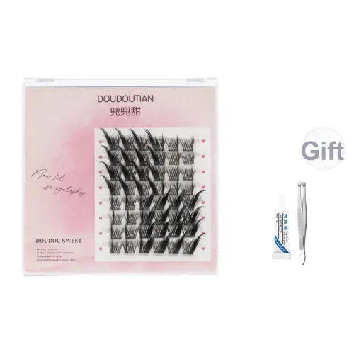 DOUDOUTIAN Лиса Li Segment Накладные ресницы Естественный Длинный хвост Extension Сегментированный