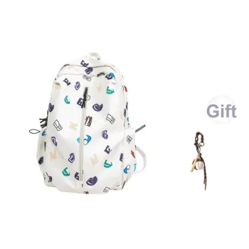 GOBLIN SHARKS 1759 Nylon Backpack Tubas Unisex White/Black