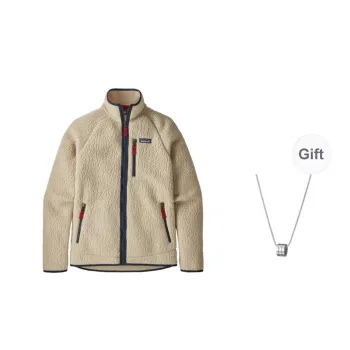 Patagonia Jacket Men's Khaki With Necklace