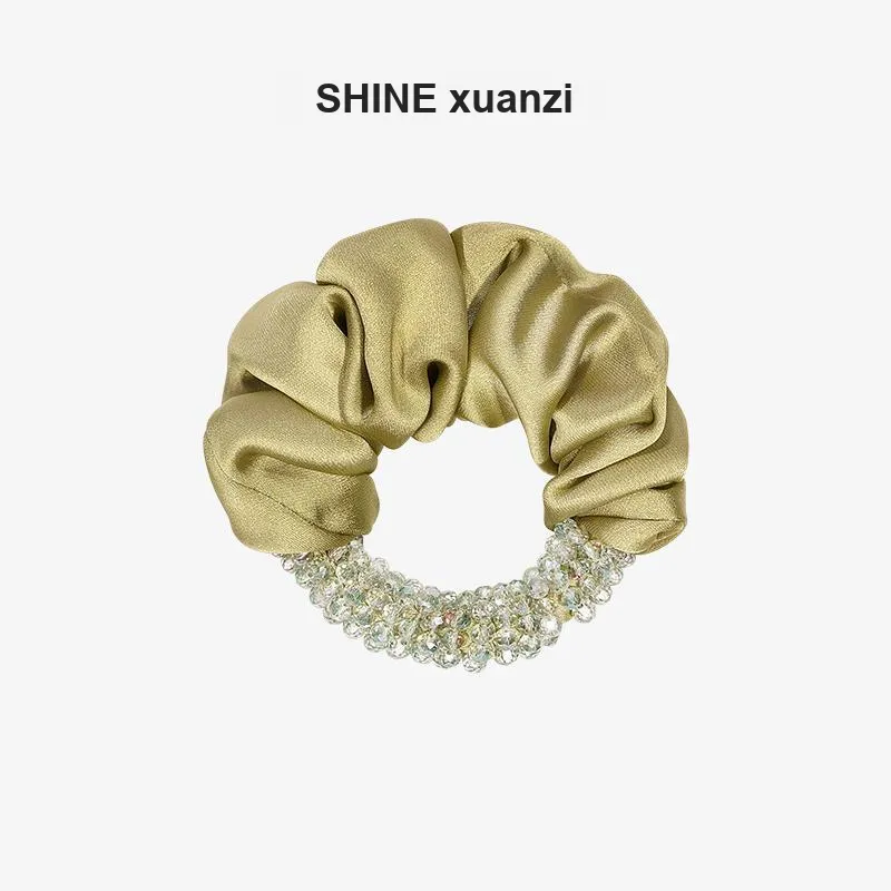 SHINE Polyester, Crystal Diamond Hair Tie Women's-12