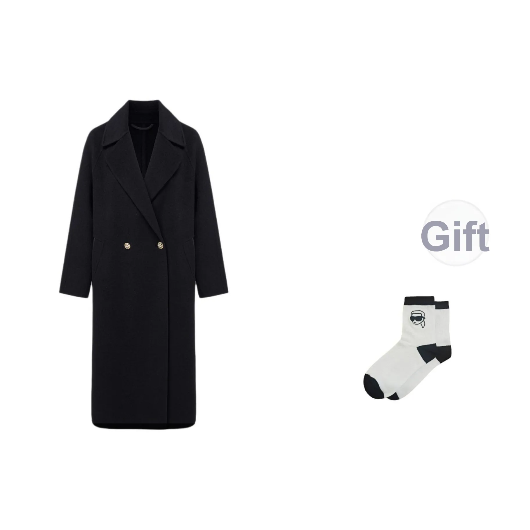 KARL LAGERFELD Элегантность Элегантный Вечеринка Дата FW25 Пальто Женские