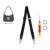 Gunmetal Adjustable Black Canvas 74cm-113.5cm with Customization Set Included