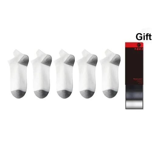 Warrior No Show Носки Мужские 5 пар Белые