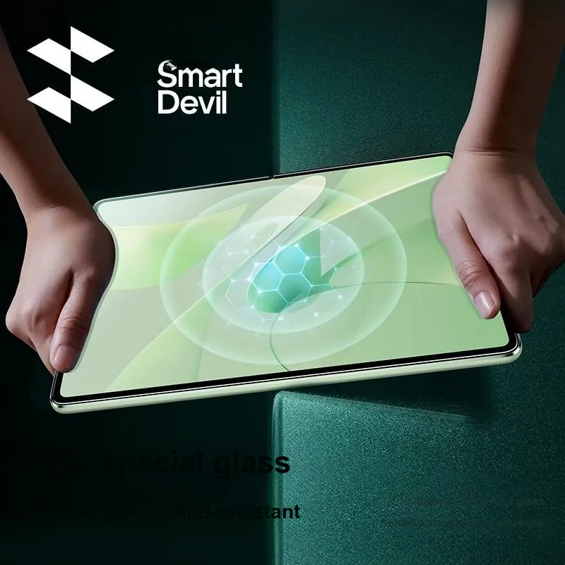 Flashing Demons Flat Tempered Glass Screen Protector Eye Protection Against Blue Light Compatibility Huawei MatePad-4