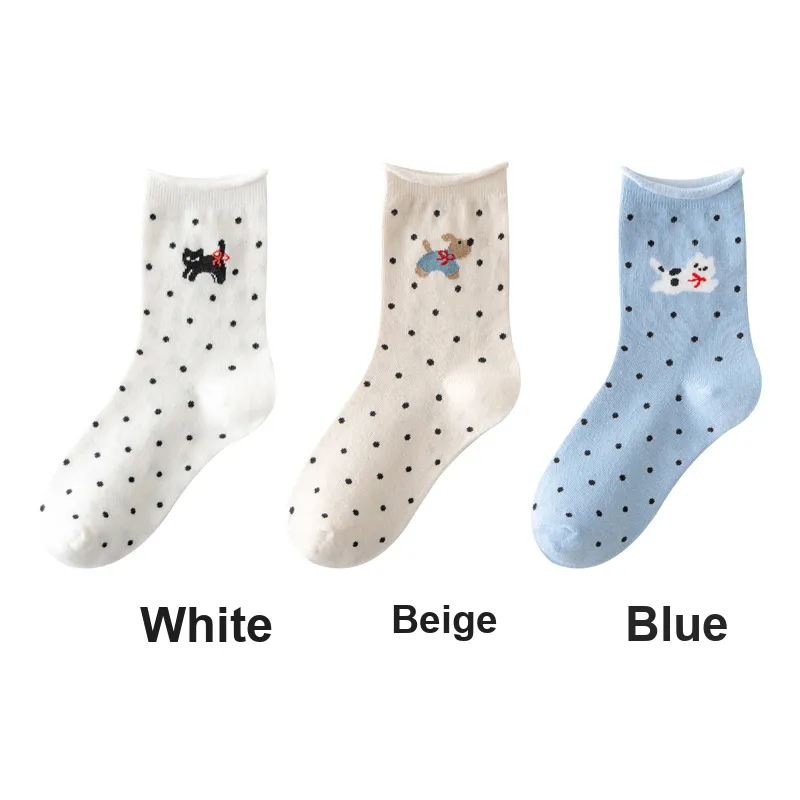 H YXIANG Mid Calf Socks Women's Combo Set-1