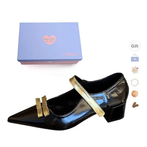 Xingdiman Block Heel High Heels Women's Black