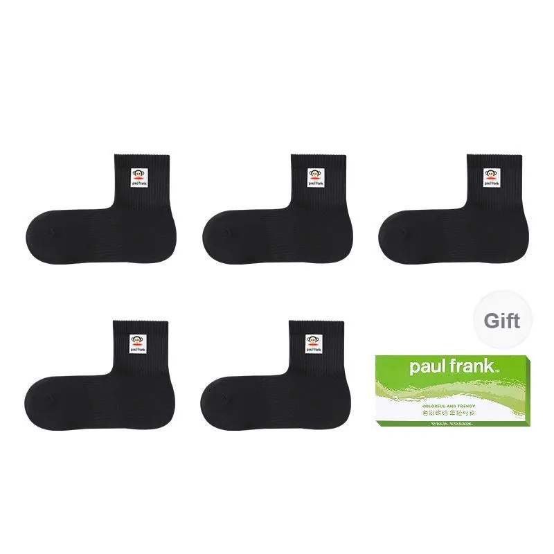 PAUL FRANK Mid Calf Socks Men's Box 5 Pack-0