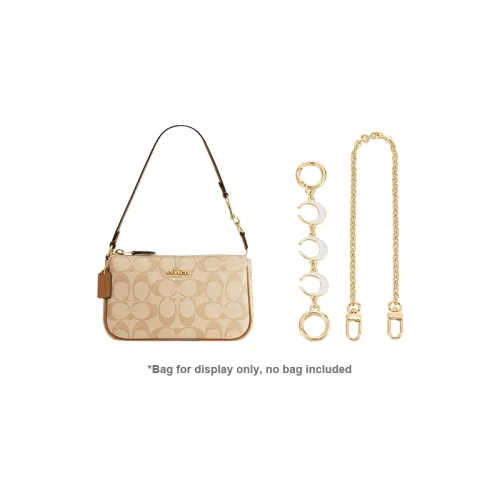 Juju Jimmy Shoulder Strap Bag Gold-Tone Decorative Chain+Moon Extension Chain