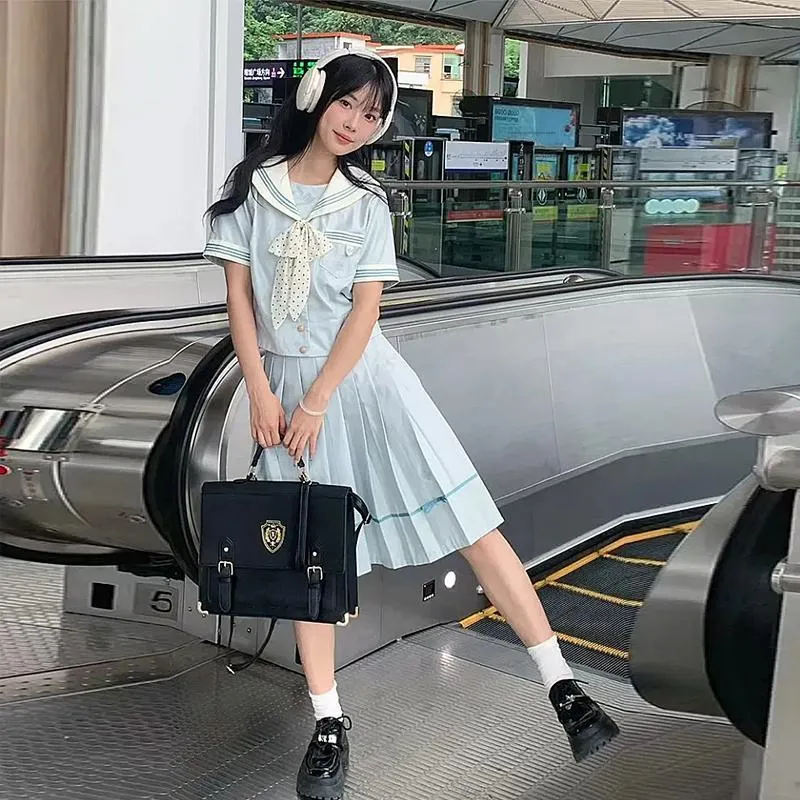 PLANE DRIFT Skirt Set Women's Blue-2