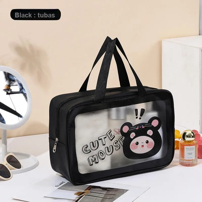 Gentle Welcome Wet/Dry Separation Portable Travel Large Capacity Waterproof Bag Cosmetics Storage Bag-5
