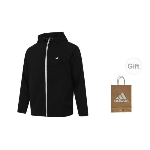 Adidas Jackets Men Black Gift Bag