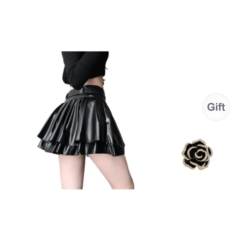 ONNFB Leather Short Skirts Women's-1