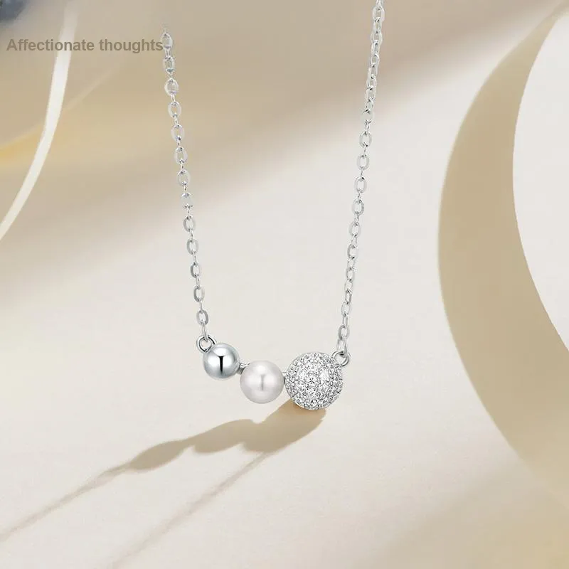 Sentimentality 925 Sterling Silver Necklaces Women's-1