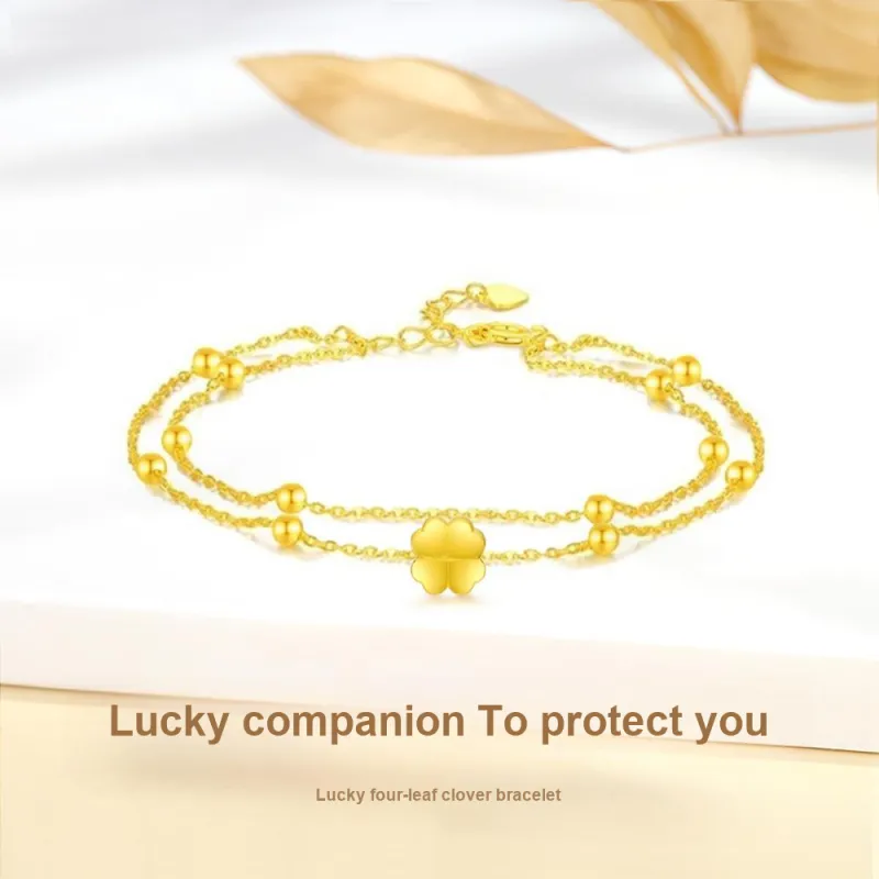 Fortune Gold Hand Accessory Box Bracelet Unisex-10