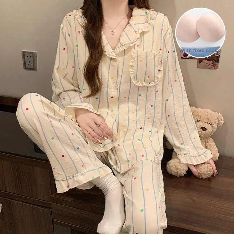 Ta Yan Pajama Set Women's Apricot-1