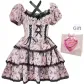 Pink Unlined Dress (No Accessories)+Box