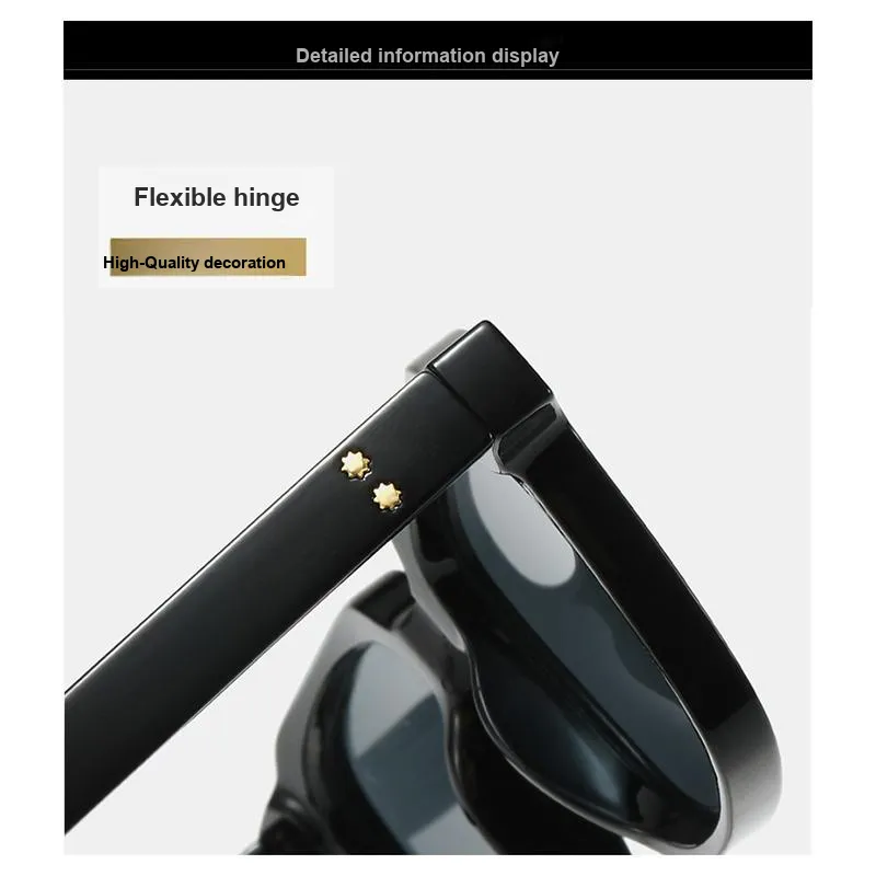PRETTYALLUSION PC Square Sunglasses Unisex-4