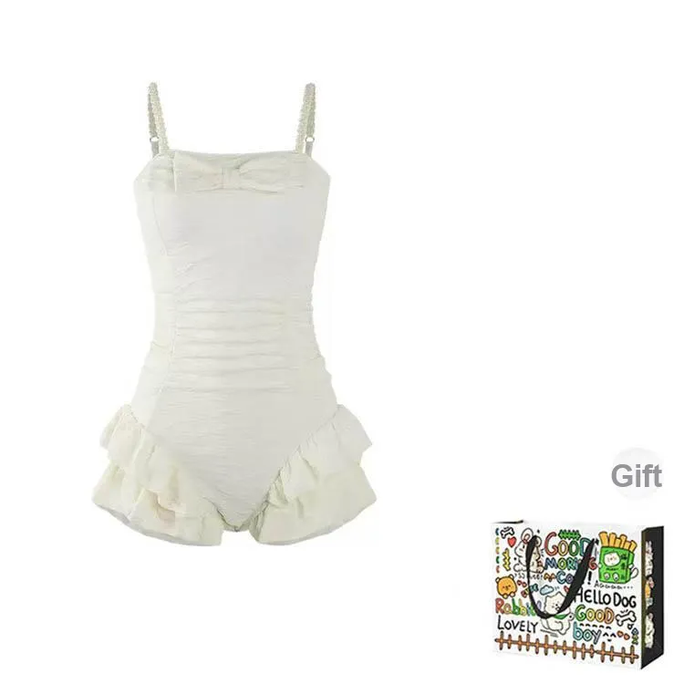 Dippanis Swimsuit Sets Women's White Shopping Bag-0