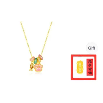 Chongqing Gold Store S925 Silver Necklaces Unisex