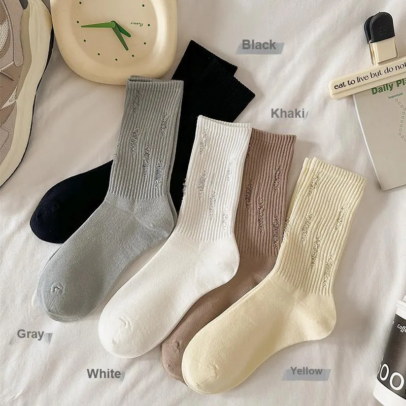 Lan Miao Mid Calf Socks Women's-7