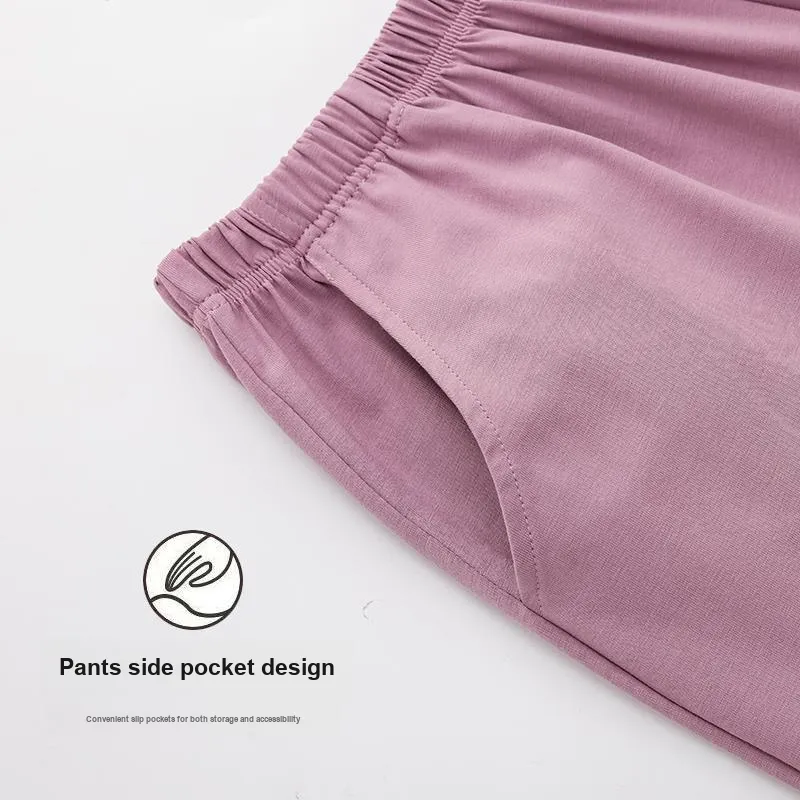 GOSO Pajama Pants Women's Yangmei Purple-2