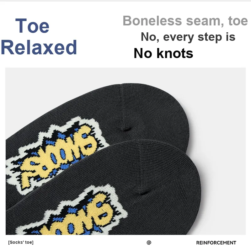 SEM/R Ankle Socks Unisex 5 Pack Rock Monkey-2